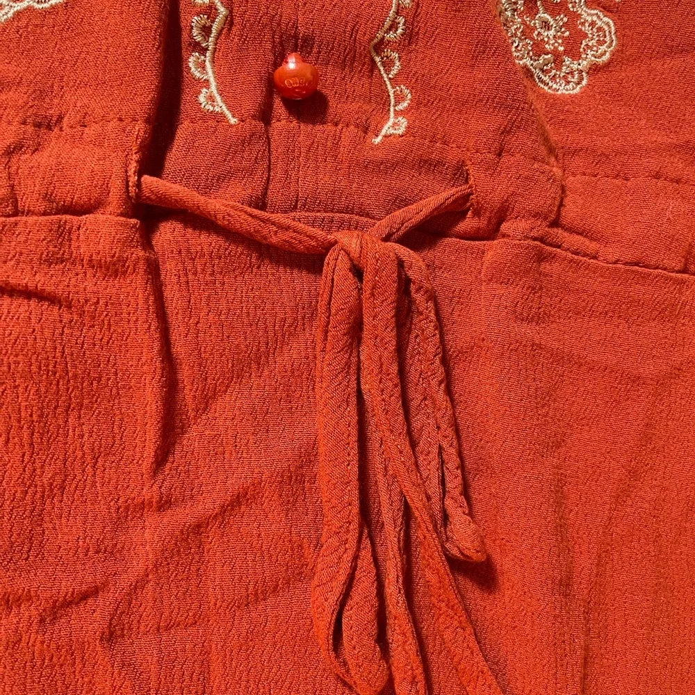 Embroidered Rust Top - Picture 8 of 13